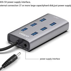 Onten 8108 USB 3.0 Hub Ultra Slim 7 Port ForMac USB Hub - Image 4