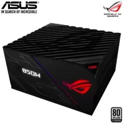 ASUS ROG Thor 850W RGB 80 Plus Platinum Certified Gaming Power Supply Unit with Aura Sync and OLED Display Full Modular