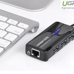 UGREEN USB 3.0 3 Ports Hub with RJ45 Gigabit Ethernet Adapter (20265) 9 UGREEN USB 3.0 3 Ports Hub with RJ45 Gigabit Ethernet Adapter (20265) - Image 5