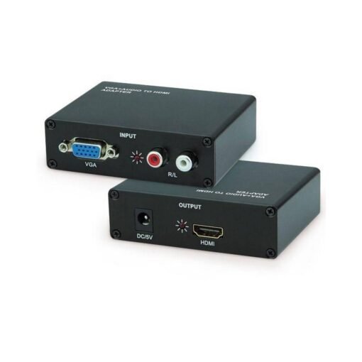 VGA To HDMI Adapter Converter Black