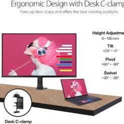 ASUS ProArt Display PA329CV 32inch 4K UHD Professional Monitor IPS (3840 x 2160), 100% sRGB, 100% Rec.709, Color Accuracy ΔE < 2, Calman Verified, USB-C, HDR-400 13 ASUS ProArt Display PA329CV 32inch 4K UHD Professional Monitor IPS (3840 x 2160), 100% sRGB, 100% Rec.709, Color Accuracy ΔE < 2, Calman Verified, USB-C, HDR-400 - Image 6