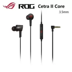 Alternative view of ASUS ROG Cetra II Core in-ear Gaming Headphones for PCs, laptops, mobile phones, ROG Phone 5, PlayStation 5, Xbox Series X/S and Nintendo Switch