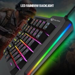 MeeTion KB015 RGB Left One-Handed Gaming Keyboard Membrane Keys - Image 4