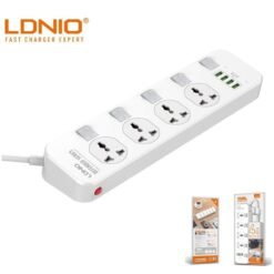 LDNIO 10A 2500W Electrical Socket Switch Plug 4USB Smart Extension Multifunction SC4408 9 LDNIO 10A 2500W Electrical Socket Switch Plug 4USB Smart Extension Multifunction SC4408 - Image 2