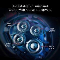 ASUS ROG Theta 7.1 USB-C Gaming Headset with 7.1 surround sound, AI Noise-cancelling mic ROG home-theater-grade 7.1 DAC, ESS quad-drivers for PC, PS5, Nintendo Switch and smart devices - Image 4