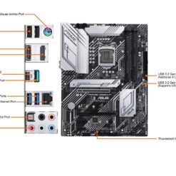 ASUS PRIME Z590-P Intel® Z590 (LGA 1200) ATX Motherboard with PCIe® 4.0, three M.2 slots, 11 DrMOS power stages, HDMI®, DisplayPort™ 10 ASUS PRIME Z590-P Intel® Z590 (LGA 1200) ATX Motherboard with PCIe® 4.0, three M.2 slots, 11 DrMOS power stages, HDMI®, DisplayPort™ - Image 5