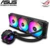 ASUS ROG Strix LC 360 RGB All-in-One Liquid CPU Cooler with Aura Sync and Triple ROG 120mm Addressable RGB Radiator Fans 12 32ac2cf142914b59903cd7c16c3ca914