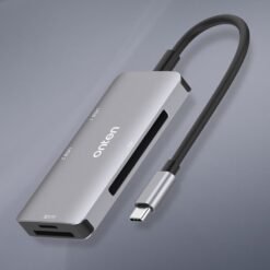 Onten 91182 USB-C To CF/SD/TF Card Reader With 2 X USB3.0 Port Hub 6 Onten 91182 USB-C To CF/SD/TF Card Reader With 2 X USB3.0 Port Hub - Image 3
