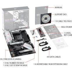 ASUS ROG STRIX B550-A GAMING MD B550 Ryzen AM4 Gaming ATX motherboard with PCIe® 4.0, teamed power stages, Intel® 2.5Gb Ethernet, dual M.2 with heatsinks 14 ASUS ROG STRIX B550-A GAMING MD B550 Ryzen AM4 Gaming ATX motherboard with PCIe® 4.0, teamed power stages, Intel® 2.5Gb Ethernet, dual M.2 with heatsinks - Image 7