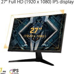 ASUS TUF Gaming VG279Q1A 27inch 165Hz Gaming Monitor Full HD (1920x1080), IPS Extreme Low Motion Blur™, Adaptive-sync, FreeSync™ Premium, 1ms (MPRT) 11 ASUS TUF Gaming VG279Q1A 27inch 165Hz Gaming Monitor Full HD (1920x1080), IPS Extreme Low Motion Blur™, Adaptive-sync, FreeSync™ Premium, 1ms (MPRT) - Image 5