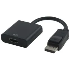 DP Display Port To HDMI Converter - Black
