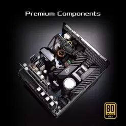 Alternative view of ASUS ROG Strix 750W Gold Certified Gaming PSU Power Supply Premium Cooling Performance Full Modular