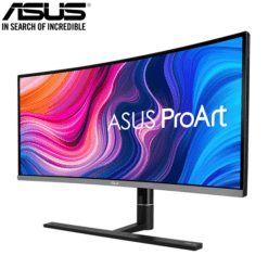 ASUS ProArt Display PA34VC 34.1inch 100Hz Curved Professional Monitor UWQHD, 1900R Curvature, HDR-10 ÎE < 2, Hardware Calibration, Thunderboltâ¢ 3, Adaptive-Syn - Image 8