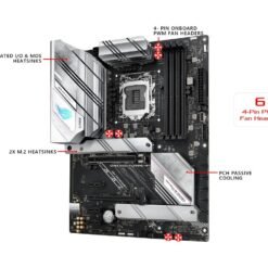ASUS ROG STRIX B560-A GAMING WIFI Intel® B560 LGA 1200 ATX Motherboard with PCIe 4.0, 8+2 teamed power stages, Two-Way AI Noise Cancelation, WiFi 6 9 ASUS ROG STRIX B560-A GAMING WIFI Intel® B560 LGA 1200 ATX Motherboard with PCIe 4.0, 8+2 teamed power stages, Two-Way AI Noise Cancelation, WiFi 6 - Image 4
