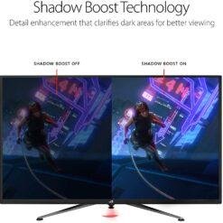 ASUS ROG Strix XG438Q 43inch HDR 4K Large Gaming Monitor 120H 4K (3840 x 2160) FreeSync™ 2 HDR, DisplayHDR™ 600, DCI-P3 90%, Shadow Boost, 10W Speaker*2 - Image 3