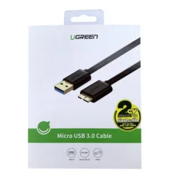 Alternative view of UGREEN External Hard drive Micro USB 3.0 Male To USB 3.0 Cable 0.5 Meter US130 (10840)