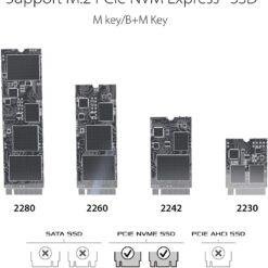 ASUS ROG STRIX ARION RGB M.2 NVMe SSD Enclosure USB3.2 GEN2 Type-C (10 Gbps) Fits PCIe 2280/2260/2242/2230 M key/B+M Key 15 ASUS ROG STRIX ARION RGB M.2 NVMe SSD Enclosure USB3.2 GEN2 Type-C (10 Gbps) Fits PCIe 2280/2260/2242/2230 M key/B+M Key - Image 8