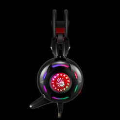 Alternative view of a4tech BloodyG300 Comfort Glare Neon Gaming Headset with 3.5mm 2 Pins Connector- Black & Red