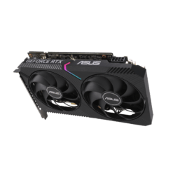 Alternative view of ASUS DUAL GeForce RTX™ 3060 Ti MINI OC Edition 8GB GDDR6 Graphic Card with Compact Size and Two Powerful Axial-tech Fans