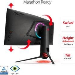 ASUS ROG Strix XG35VQ 35inch 100Hz Curved Gaming Monitor UWQHD (3440x1440) Adaptive-Sync(FreeSync™), Extreme Low Motion Blur(1ms MPRT) 11 ASUS ROG Strix XG35VQ 35inch 100Hz Curved Gaming Monitor UWQHD (3440x1440) Adaptive-Sync(FreeSync™), Extreme Low Motion Blur(1ms MPRT) - Image 5
