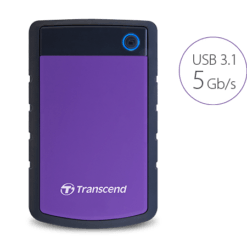 Transcend 4TB StoreJet 25H3P USB 3.1 External Hard Drive Shock Proof Military Drop Tested 7 Transcend 4TB StoreJet 25H3P USB 3.1 External Hard Drive Shock Proof Military Drop Tested - Image 3