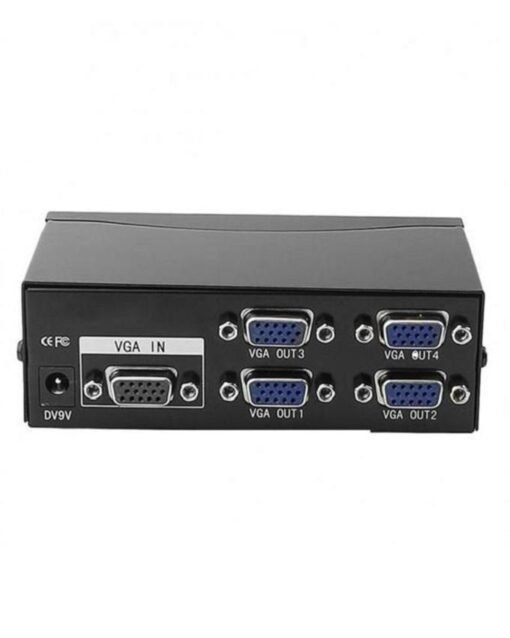 VGA Splitter 4 Port 250 MHz – Black