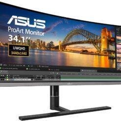 ASUS ProArt Display PA34VC 34.1inch 100Hz Curved Professional Monitor UWQHD, 1900R Curvature, HDR-10 ÎE < 2, Hardware Calibration, Thunderboltâ¢ 3, Adaptive-Syn - Image 3