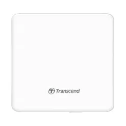 Alternative view of Transcend External DVD Writer RW 8X Extra Slim Portable DVD RW White