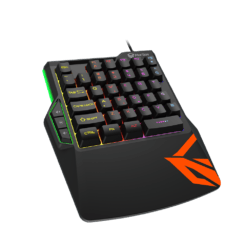 MeeTion KB015 RGB Left One-Handed Gaming Keyboard Membrane Keys - Image 3
