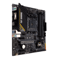 Alternative view of ASUS TUF GAMING A520M-PLUS II AMD A520 (Ryzen AM4) micro ATX gaming motherboard with M.2 support, DisplayPort, HDMI, D-Sub, USB 3.2 Gen 1 ports