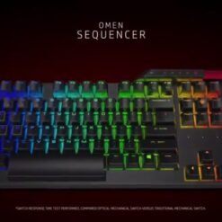 Omen by HP Sequencer RGB Mechanical Optical Gaming Keyboard 10X Faster Blue Switch Volume Roller Bar Anti Ghosting 15 Omen by HP Sequencer RGB Mechanical Optical Gaming Keyboard 10X Faster Blue Switch Volume Roller Bar Anti Ghosting - Image 8