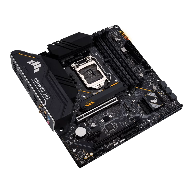 ASUS TUF GAMING B560-PLUS WIFI Intel® B560 (LGA 1200) mATX motherboard with PCIe 4.0, two M.2 slots, 8+1 Power stages, Realtek 2.5Gb Ethernet, Intel® Wi-Fi 6 - Image 6
