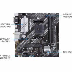 ASUS PRIME B550M-A (WI-FI) AMD B550 (Ryzen AM4) micro ATX Motherboard with dual M.2, PCIe 4.0, Intel® WiFi 6, 1 Gb Ethernet, HDMI/D-Sub/DVI, SATA 6 Gbps, USB 3.2 Gen 2 Type-A 13 ASUS PRIME B550M-A (WI-FI) AMD B550 (Ryzen AM4) micro ATX Motherboard with dual M.2, PCIe 4.0, Intel® WiFi 6, 1 Gb Ethernet, HDMI/D-Sub/DVI, SATA 6 Gbps, USB 3.2 Gen 2 Type-A - Image 6