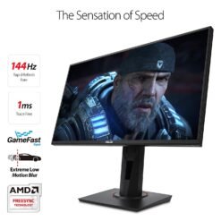 Alternative view of ASUS VG258Q 24.5 inch 144Hz Gaming Monitor Full HD, 1ms, G-SYNC Compatible, FreeSync Premium