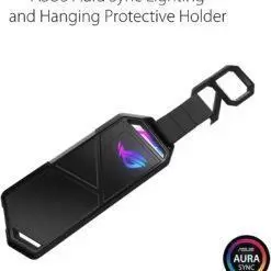 Alternative view of ASUS ROG STRIX ARION RGB M.2 NVMe SSD Enclosure USB3.2 GEN2 Type-C (10 Gbps) Fits PCIe 2280/2260/2242/2230 M key/B+M Key