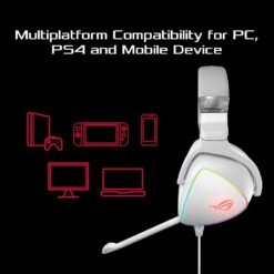 ASUS ROG Delta White Edition RGB Gaming Headset with Hi-Res ESS Quad-DAC USB-C connector for PCs, PS5, consoles and Mobile 15 ASUS ROG Delta White Edition RGB Gaming Headset with Hi-Res ESS Quad-DAC USB-C connector for PCs, PS5, consoles and Mobile - Image 8