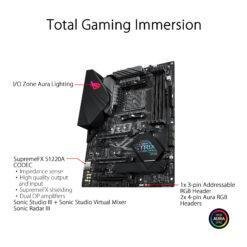 ASUS ROG STRIX B450-F GAMING II AMD AM4 B450 Gaming ATX Motherboard with DDR4 4400 MHz support, AI Noise-Canceling Microphone, M.2 with heatsink 7 ASUS ROG STRIX B450-F GAMING II AMD AM4 B450 Gaming ATX Motherboard with DDR4 4400 MHz support, AI Noise-Canceling Microphone, M.2 with heatsink - Image 2
