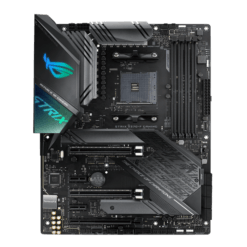 Alternative view of ASUS ROG Strix X570-F Gaming AMD X570 ATX Gaming Motherboard with PCIe 4.0, Intel Gigabit Ethernet, 14 power stages, dual M.2 with heatsinks, SATA 6Gb/s, USB 3.2 Gen 2
