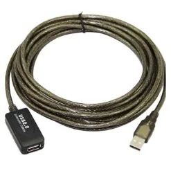 USB 2.0 Extension Male to Female - 5m with IC - Black