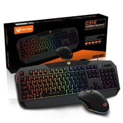 MeeTion C510 Rainbow Backlit Gaming Keyboard and Mouse Combo - Image 3