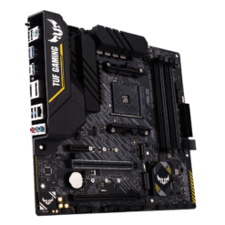 Alternative view of ASUS TUF GAMING B450M-PRO II AMD B450 (AM4) micro ATX gaming motherboard with dual M.2, PCIe 3.0, AI Noise-Canceling Microphone