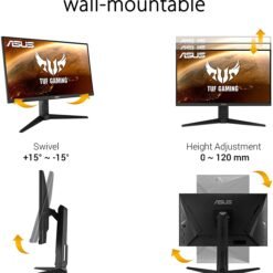 ASUS TUF Gaming VG279QL1A 27inch 165Hz HDR Gaming Monitor 1080P Full HD, IPS, 1ms, FreeSync Premium, DisplayHDR 400, Extreme Low Motion Blur 10 ASUS TUF Gaming VG279QL1A 27inch 165Hz HDR Gaming Monitor 1080P Full HD, IPS, 1ms, FreeSync Premium, DisplayHDR 400, Extreme Low Motion Blur - Image 3