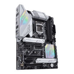 Alternative view of ASUS PRIME Z590-A Intel® Z590 (LGA 1200) ATX motherboard with PCIe® 4.0, three M.2 slots, 16 DrMOS power stages, HDMI®, DisplayPort™, SATA 6 Gbps