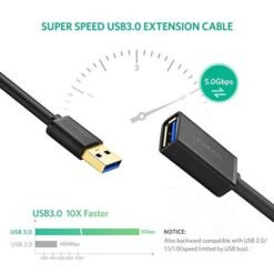 UGREEN USB 3.0 Extension Cable 2M High Speed 7 UGREEN USB 3.0 Extension Cable 2M High Speed - Image 3