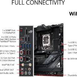 ASUS ROG STRIX Z690-E GAMING WIFI Intel® Z690 LGA 1700 ATX Motherboard with PCIe® 5.0, 18+1 power stages, DDR5 8 ASUS ROG STRIX Z690-E GAMING WIFI Intel® Z690 LGA 1700 ATX Motherboard with PCIe® 5.0, 18+1 power stages, DDR5 - Image 3