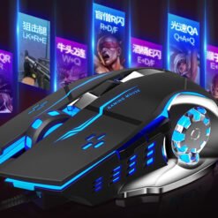AULA S20 Wired Gaming Mouse Programmable 2400 DPI Backlight LED Ergonomic - Image 3