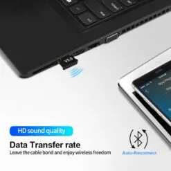 USB Bluetooth 5.0 Adapter Transmitter Audio Receiver Bluetooth Dongle USB Wireless Adapter for Computer PC Laptop 8 USB Bluetooth 5.0 Adapter Transmitter Audio Receiver Bluetooth Dongle USB Wireless Adapter for Computer PC Laptop - Image 3