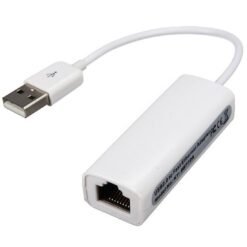 Alternative view of USB 2.0 to RJ45 LAN Network Ethernet Adapter - White
