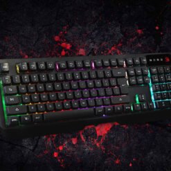 a4tech Bloody Q135 Illuminate Membrane Gaming Keyboard Neon Backlite 7 a4tech Bloody Q135 Illuminate Membrane Gaming Keyboard Neon Backlite - Image 3