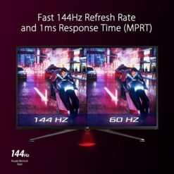 ASUS ROG Strix XG43UQ 43inch 144Hz 4K UHD Gaming Monitor (3840 x 2160) 1ms MPRT, HDMI® 2.1, AMD FreeSync™ Premium Pro technology, Display Stream Compression (DSC) 10 ASUS ROG Strix XG43UQ 43inch 144Hz 4K UHD Gaming Monitor (3840 x 2160) 1ms MPRT, HDMI® 2.1, AMD FreeSync™ Premium Pro technology, Display Stream Compression (DSC) - Image 3
